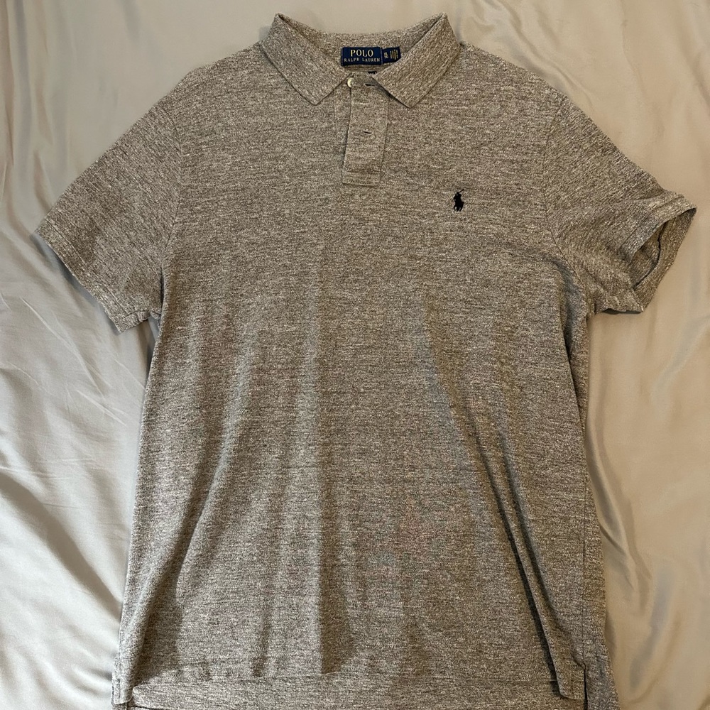 Ralph Lauren Polo shirt heather grey size XL